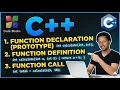 C Function Tutorial for Beginner Mastering Functions in C Declaration Definition and Calling