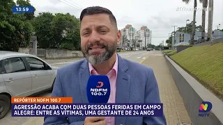 Briga deixa duas pessoas feridas em Campo Alegre, incluindo gestante de 24 anos