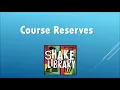 Course Reserves