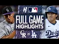 Colorado Rockies vs Los Angeles Dodgers - FULL GAME HIGHLIGHTS July 7 2026 MLB Season