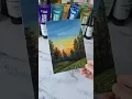 Download Lagu Easy way to paint a sunset scenery / acrylic painting ideas