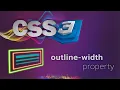 CSS for beginners 72 outline-width property