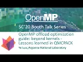 OpenMP offload optimization guide beyond kernels - Lessons learned in QMCPACK