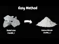 Synthesis Of Calcium Nitrate Ca NO From Slaked Lime Ca OH Easy Method