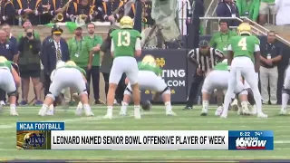 Riley Leonard named Senior Bowl Offensive Player of the Week