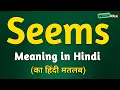 Seems meaning in hindi Seems matlab kya hota hai Seems explained