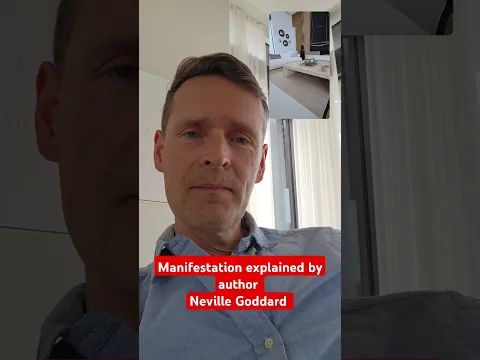 Manifestation explained in two paragraphs by author Neville Goddard. #booktok #manifestation