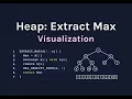 Heap Extract Max code visualization
