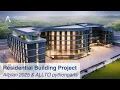 Residential Building Project using Allplan with ALLLTO PythonParts to automate rebar detailing