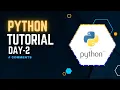 Python 45 days challenge Day 2 Comments