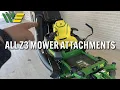 ALL of the John Deere Z3 Mower Attachments