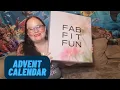 fab fit fun advent calendar opening