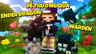 MÌNH BIẾN TẤT CẢ BOSS MINECRAFT THÀNH THÚ CƯNG DỄ THƯƠNG !!