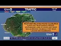 Heavy rain causes road closures across Kauai