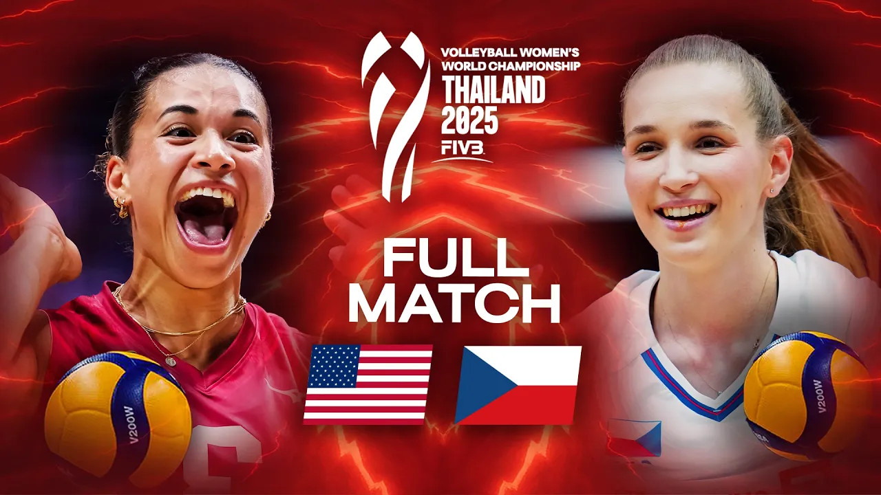 USA 🇺🇸 vs. Czechia 🇨🇿 | Full Match | World Championships 2025 - Women
