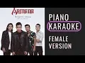 Download Lagu ARMADA - HARUSNYA AKU  ( Piano KARAOKE FEMALE Version ) Go Karaoke