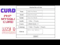 PHP CRUD Operations Tutorial Using MySQLi in Hindi Update PHP Tutorial Part-4
