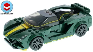 LEGO Speed Champions 76907 Lotus Evija - LEGO Speed Build Review