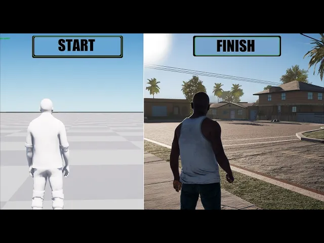 Making GTA San Andreas from SCRATCH - Grove Street Map