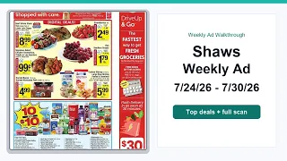 Shaws Weekly Ad 26 - 26 Top 10 Deals