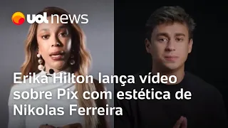 Erika Hilton lança vídeo sobre Pix com estética de Nikolas Ferreira, após recuo do governo