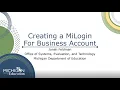 Creating a MiLogin For Business Account