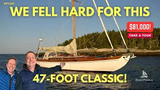 We Fell Hard for This 47-Foot Classic Sailboat! Eldredge-McInnis Cutter at $60k | TOUR