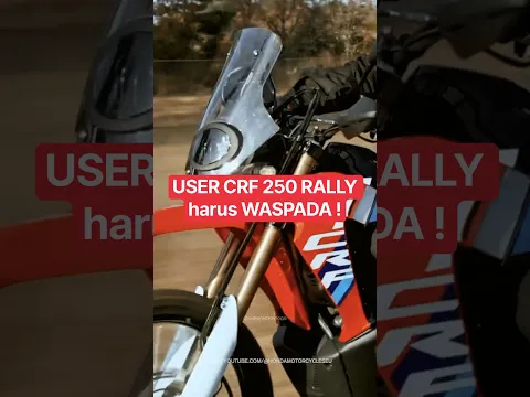 CRF 250 RALLY mulai TERANCAM gara gara motor 1 ini !!