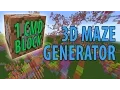 Minecraft 3D Maze Generator 1 Command