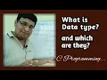 Data Types in C C Programming PART 5