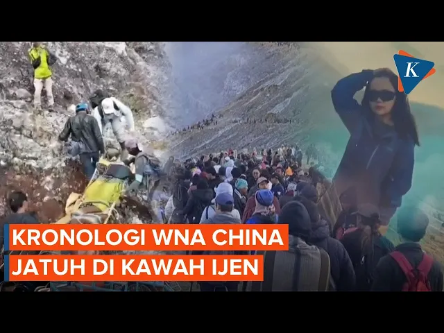 Download MP3 Kronologi WNA China Jatuh ke Kawah Ijen Saat Berfoto