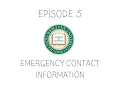Where Are You MyIWU Episode 5 Emergency Contact Information