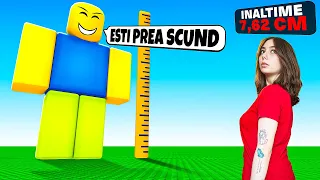 Sunt prea mica de INALTIME in Roblox !