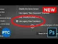 PHOTOSHOP UPDATE New Check Box Brings Back SHIFT KEY for Proportional Transform