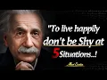 Download Lagu Don't Be Shy At 5 Things | Albert Einstein Quotes You Should Know Before You Get Old