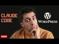 RAW Claude Code vs WordPress Block Editor Full Experiment