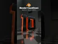 Blender CountDown animation 3D Countdown blender counter Blender motiongraphic Blender Tutorials