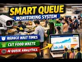 Smart Queue Monitoring AI-Powered System to Reduce Wait Times and Food Waste