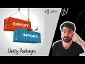 HOW TO IMPORT AND EXPORT UNITY PACKAGES Unity Quick Tip Unity Tutorial