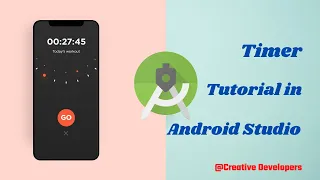 Countdown timer tutorial in android studio creative developers