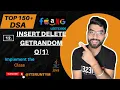 Insert Delete GetRandom O 1 Implement Class with O 1 Time Top 150 DSA LeetCode Coding JAVA