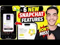 6 New Snapchat Features 2026 6 New Snapchat Updates 2026 INSANE