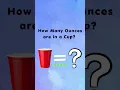 How Many Ounces Are In A Cup