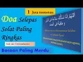 DOA SELAMAT PALING RINGKAS | DOA SELEPAS SOLAT
