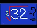 Square Root of 32 Clear MIC Squares and Square Root