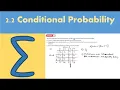 2 2 Conditional Probability STATISTICS AND MECHANICS 2 - Chapter 2 Conditional probability