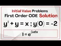 Initial Value Problem First Order Ordinary Differential Equation Meaning Example and Solution