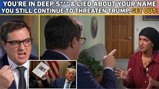 Ilhan Omar KICKED OFF Interview After DISTURBING Threat Towards President Trump!!