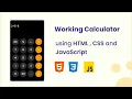 Calculator Tutorial HTML CSS JAVASCRIPT Web Development Analyze Code