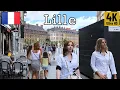 Lagu Lille | FRANCE Walking Tour (4k Ultra HD 60fps)